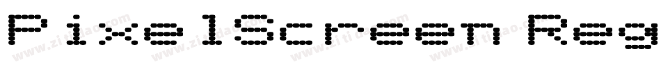 PixelScreen Regular字体转换